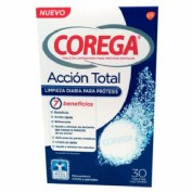 LIMPIEZA PROTESIS DENTAL corega accion total limpiador (30 tabletas)